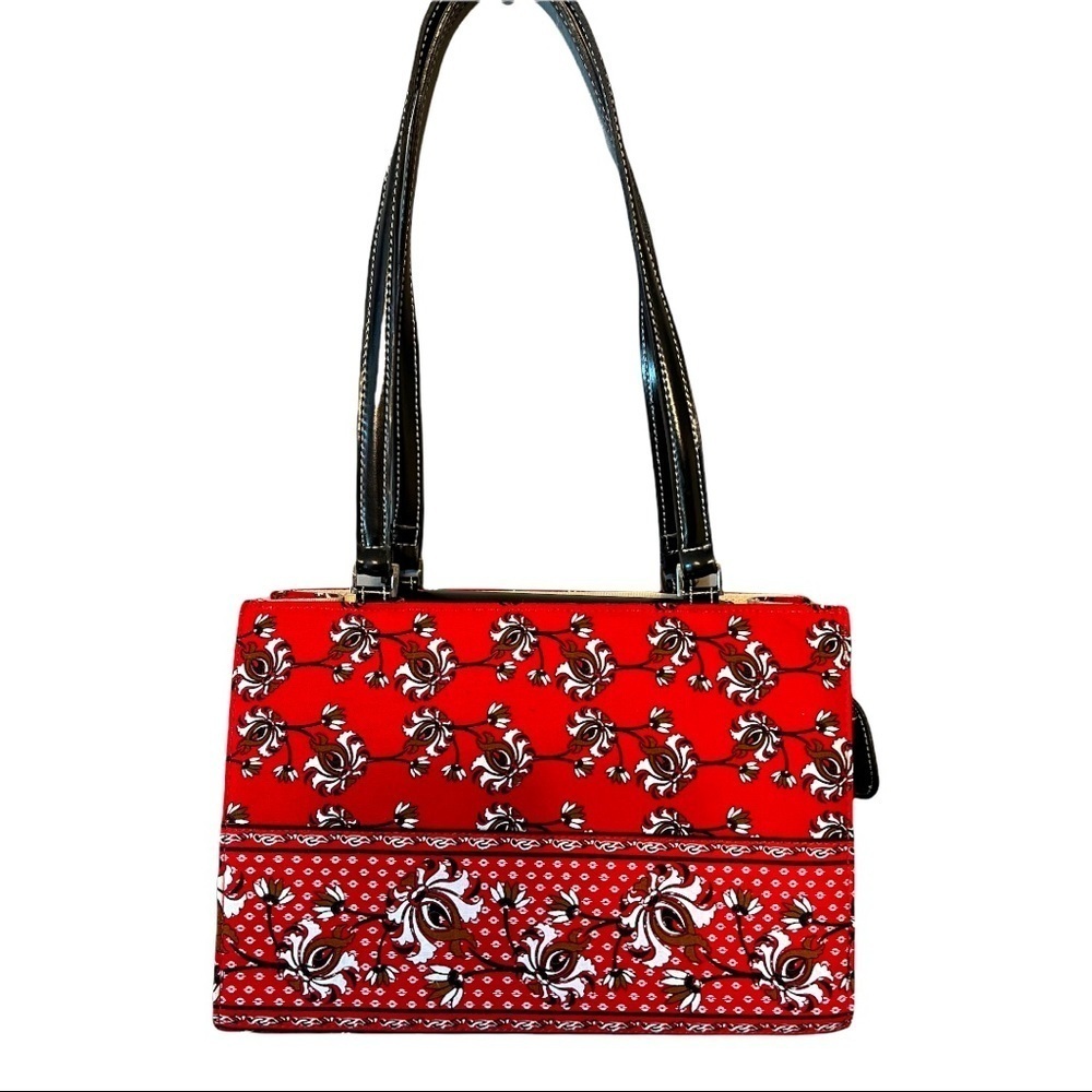 Vintage Red Paisley Handkerchief Printed Fabric Purse Y2K 90’s Flip Phone Pocket